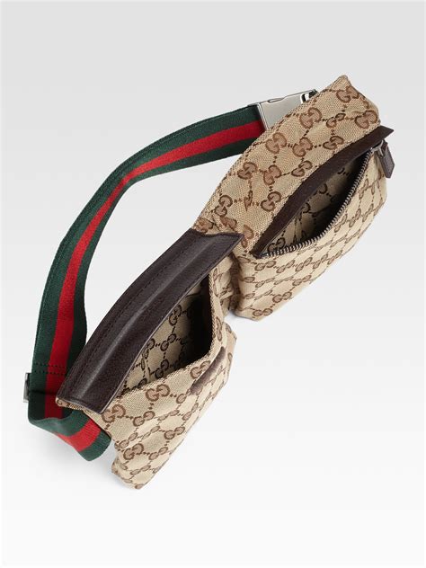 gucci canvas belt bag replica|pre owned gucci belt bag.